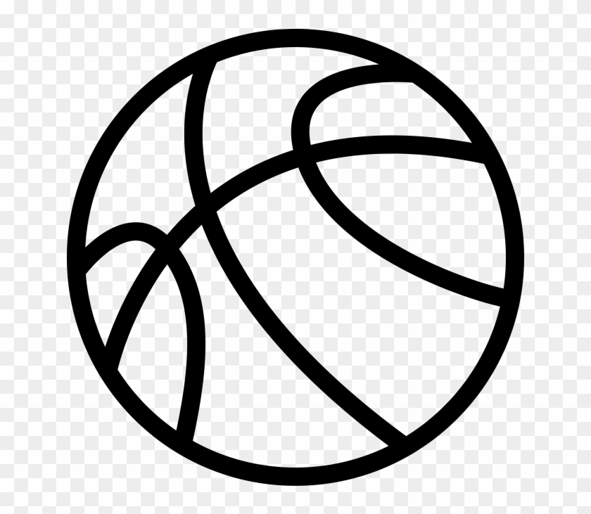 Download High Resolution - Basketball Outline Svg Clipart #5359255