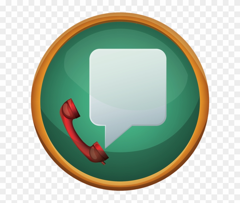 Contact Us Icon - Circle Clipart