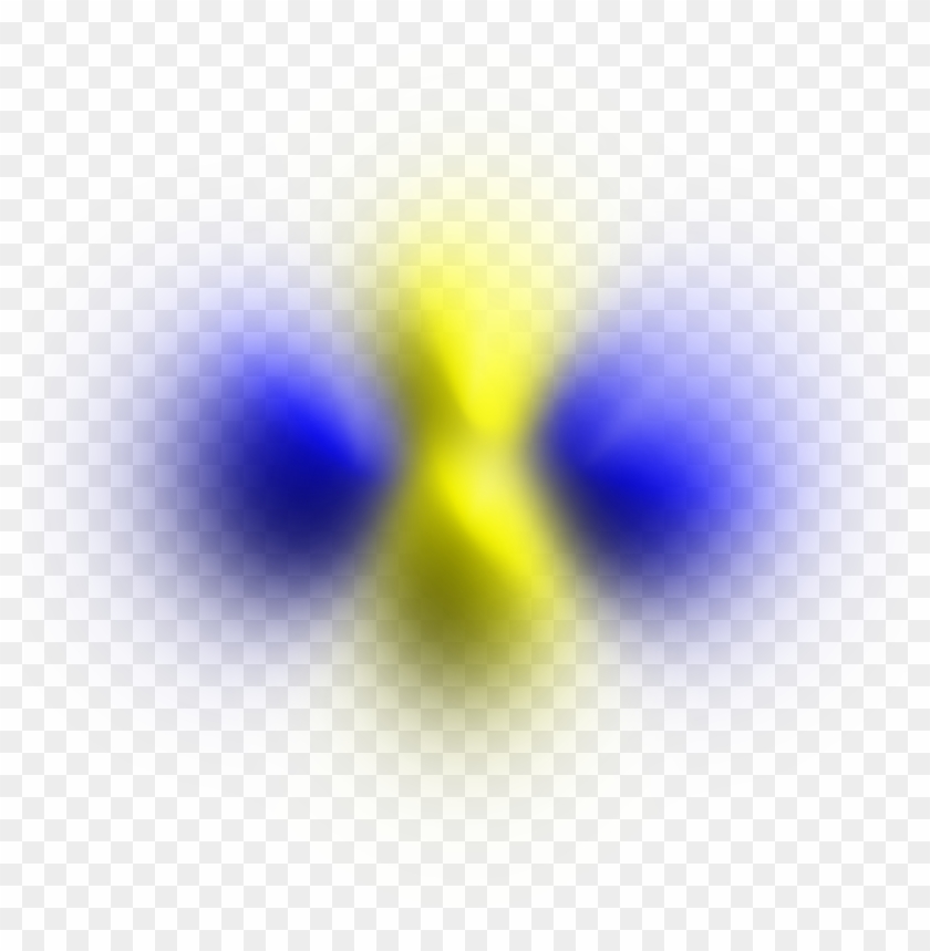 Atomic Orbital Cloud N3 Dx^2 Y^2 - Close-up Clipart