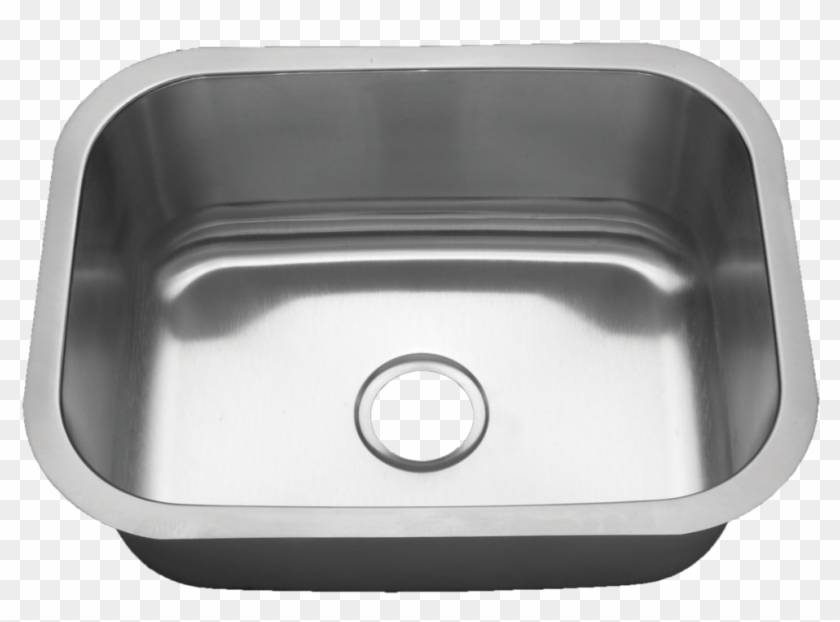 18 Gauge Stainless Steel Medium Single Bowl Sink Blue - Sink Clipart #5359928