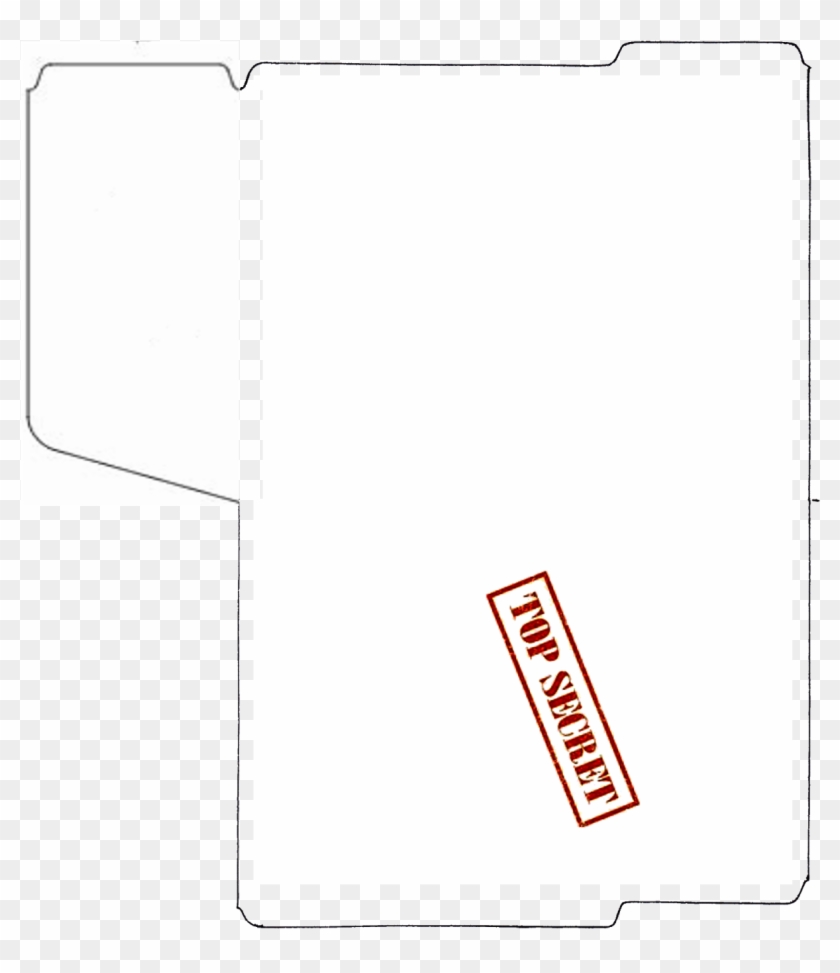 The Invitation Part Gets Stapled Inside The Folder - Top Secret Stamp Clipart