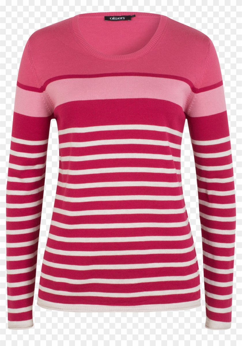 Horizontal Stripes Png Transparent Background - Armor Lux Red Merino Wool Dress Clipart