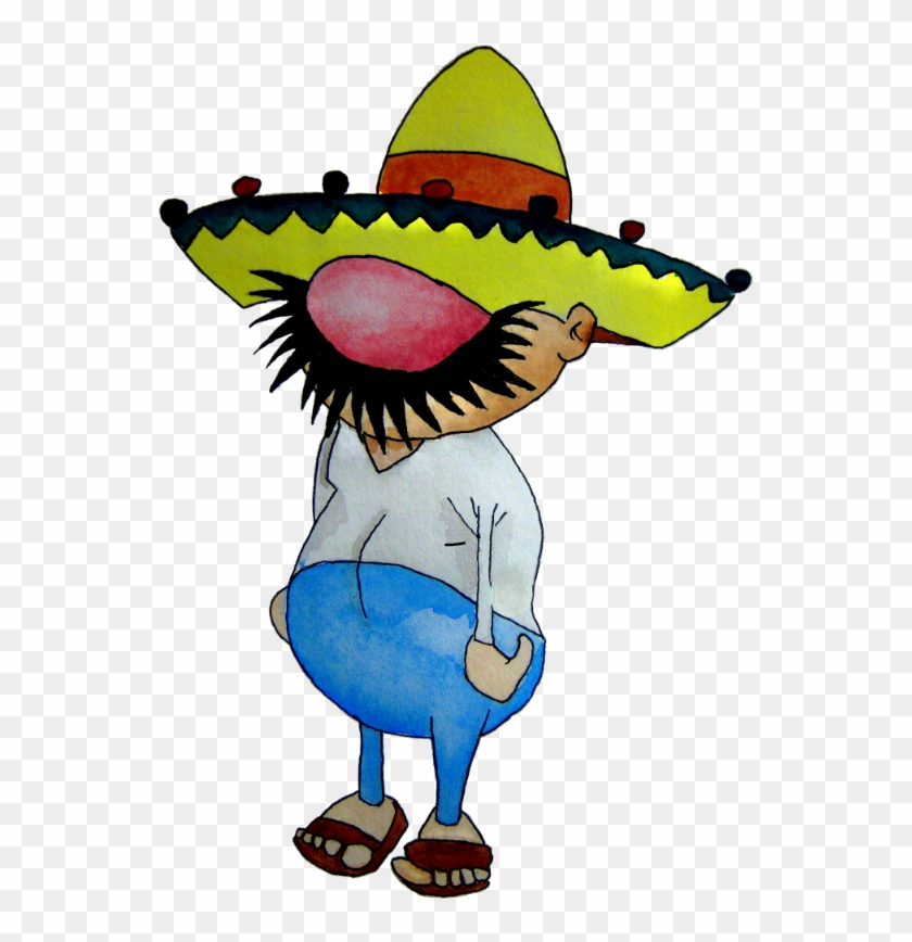 The Mexican Dude In A Poncho, Sitting On A Lawn Care - Portable Network Graphics Clipart