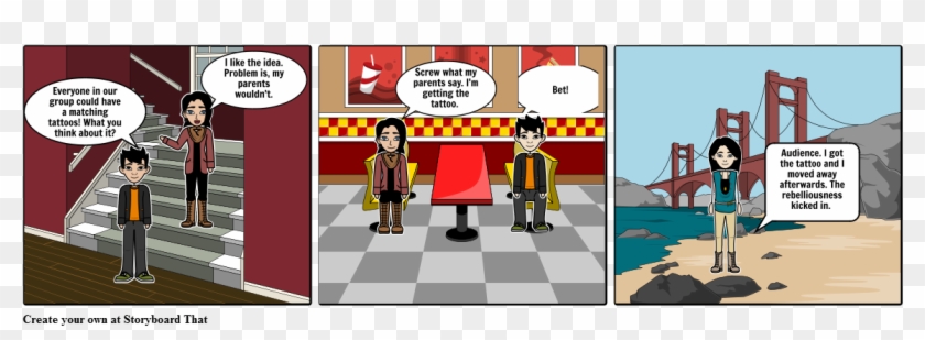 Teenagers - Cartoon Clipart