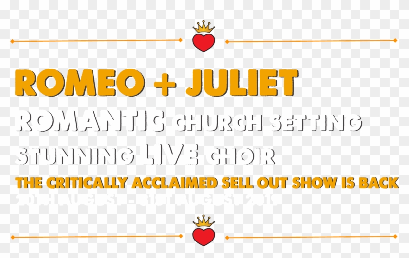 Backyard Cinema's Romeo Juliet Union Chapel Tickets - Cartoon Clipart #5360988