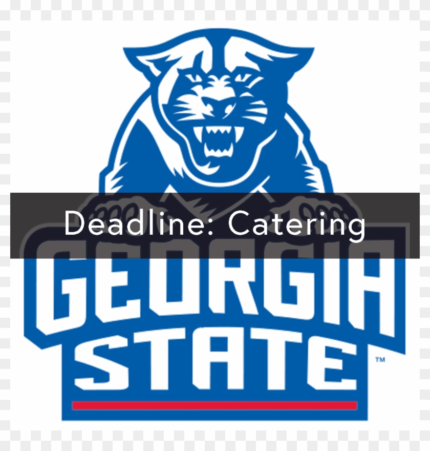 Catering Deadline For Georgia State Tailgate Clipart #5360992