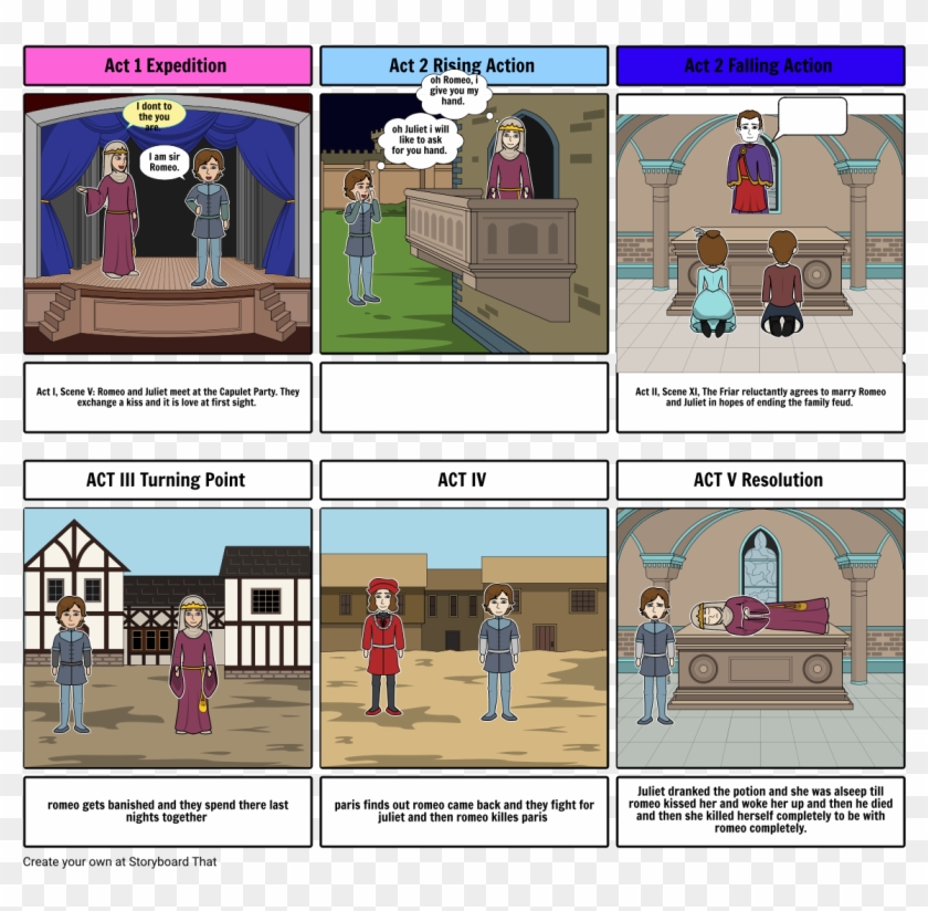 Romeo & Juliet - Cartoon Clipart