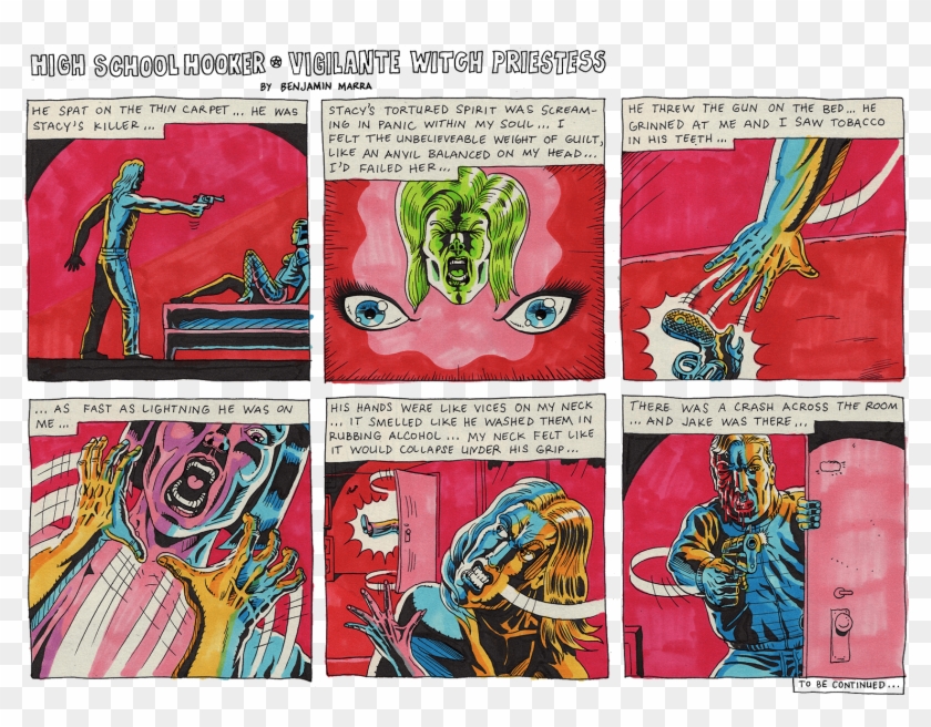 High School Hooker * Vigilante Witch Priestess By Benjamin-marra - Visual Arts Clipart