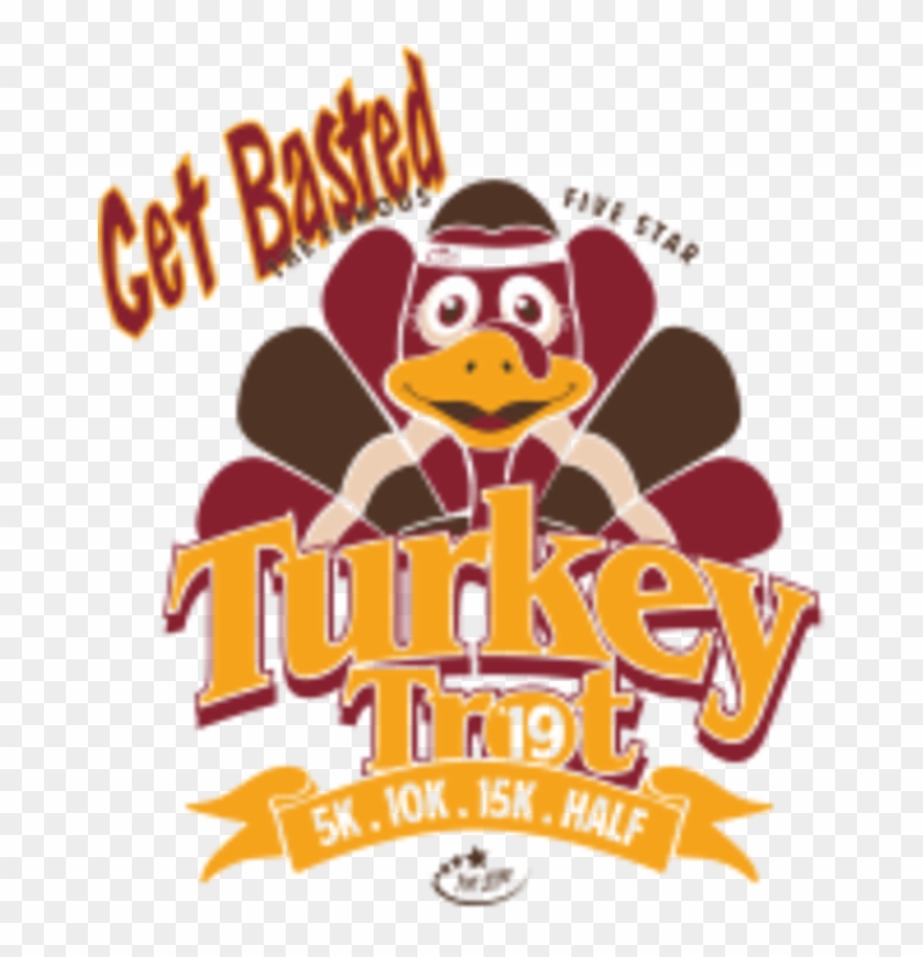 Get Basted Turkey Trot - Turkey Trot Clipart