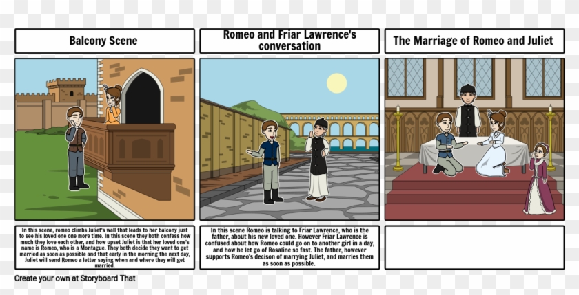 Romeo And Juliet - Cartoon Clipart