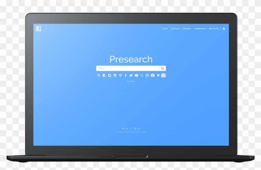 As Well As Offering Google Search , Duckduckgo Is In - Led-backlit Lcd Display Clipart