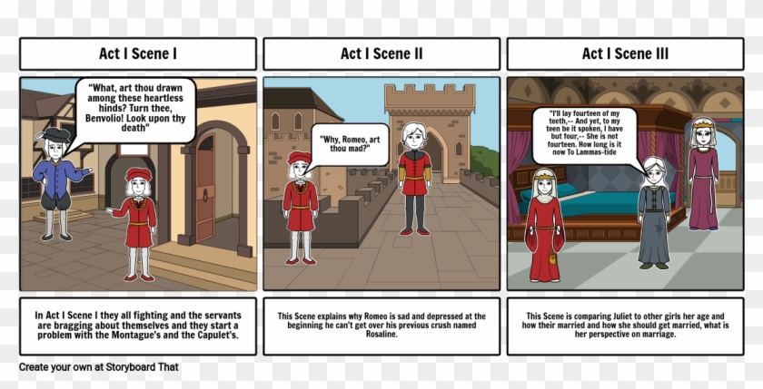 Romeo And Juliet - Cartoon Clipart