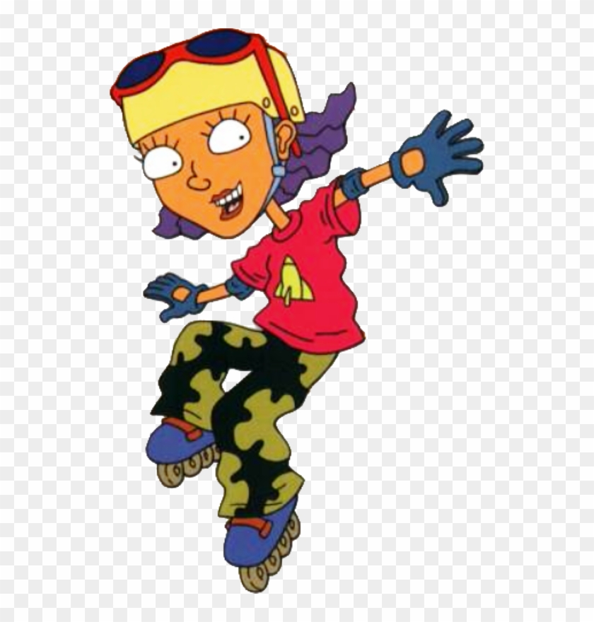 Reggie Rocket Doing Skating-am516 - Reggie Rocket Power Skating Clipart