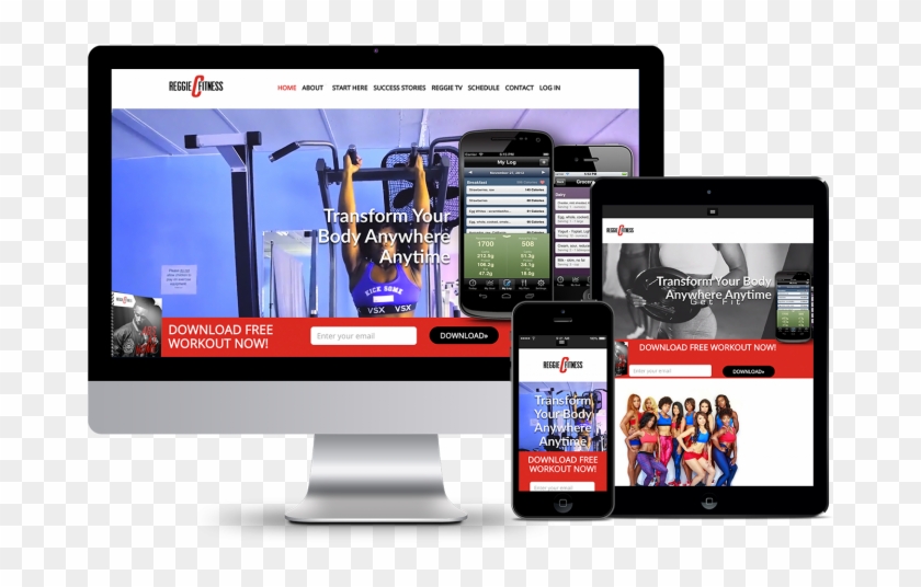 Responsive Travel Web Design Clipart