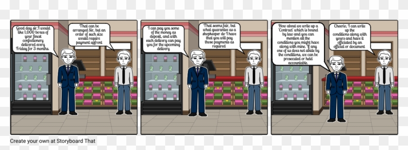 Contract Definition - Cartoon Clipart #5363004