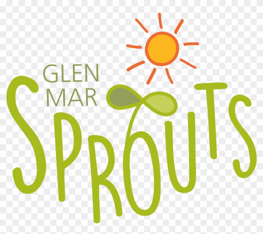 Glen Mar Sprouts Logo - Calligraphy Clipart