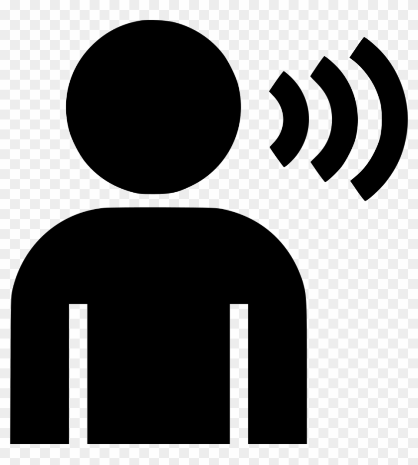 Speak Png - Speaking Icon Black And White Clipart