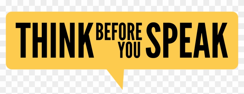Think Before You Speak Png Clipart