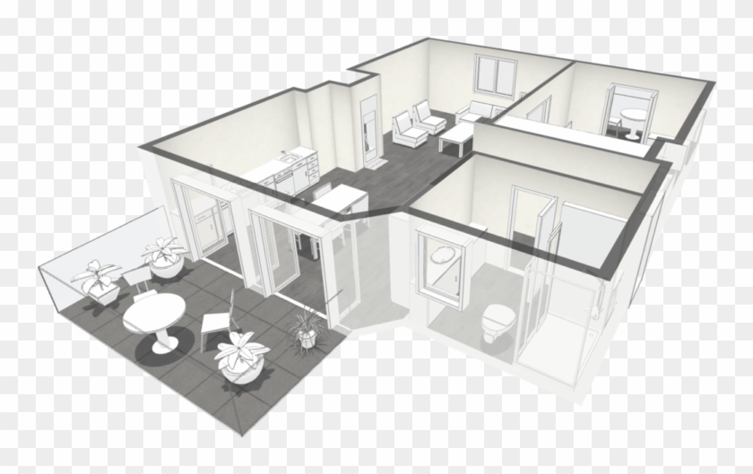 3d-hero - Floor Plan Clipart #5365142