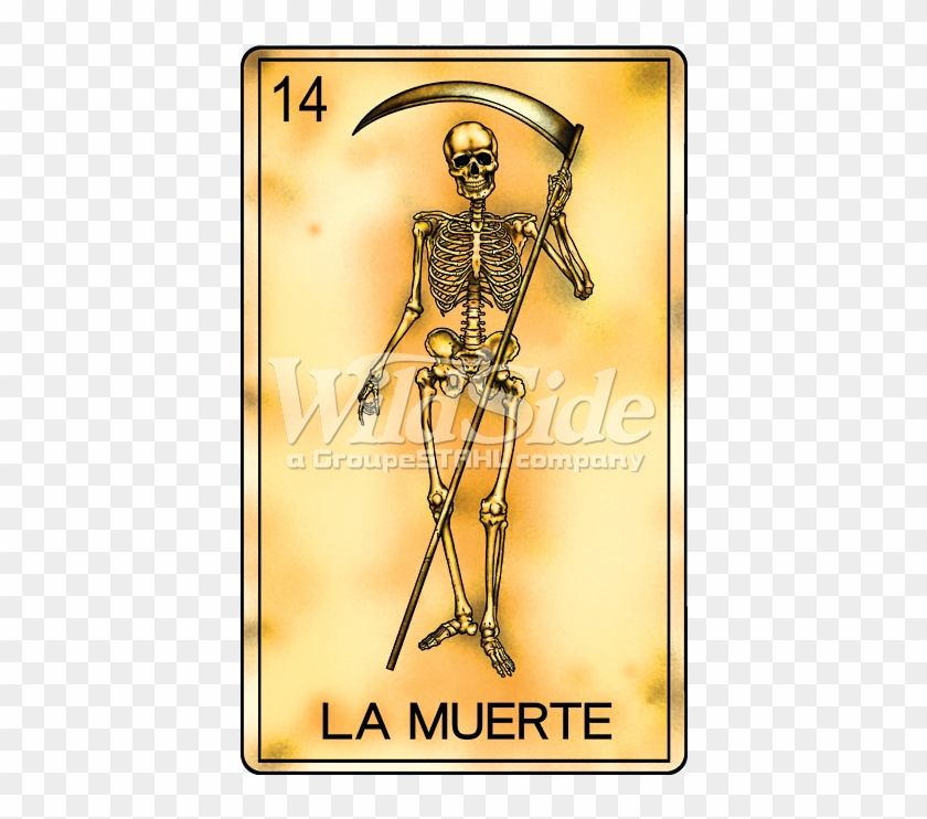 Death Lotteria Card - La Muerte Card Clipart #5365259
