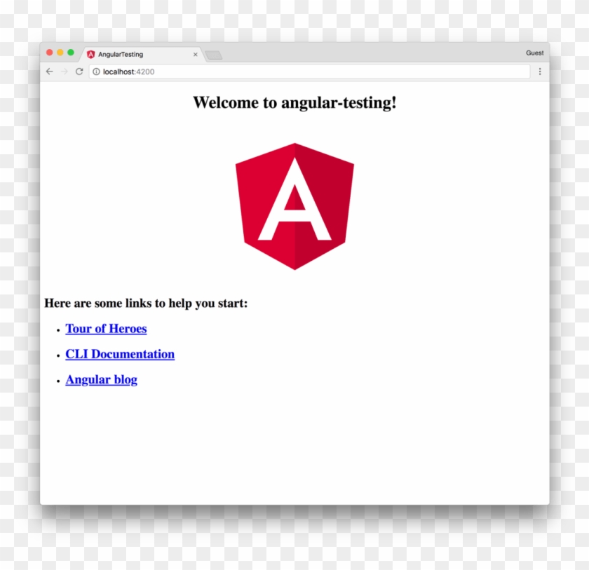 Cd Angular Testing Ng Serve O - Angularjs Clipart