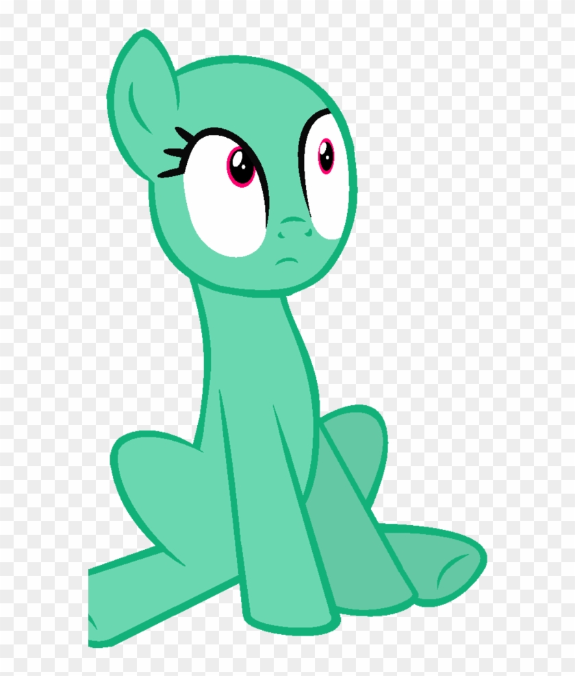 Banner Freeuse Download Clipart Sit Down - Mlp Pony Sitting Down - Png Download