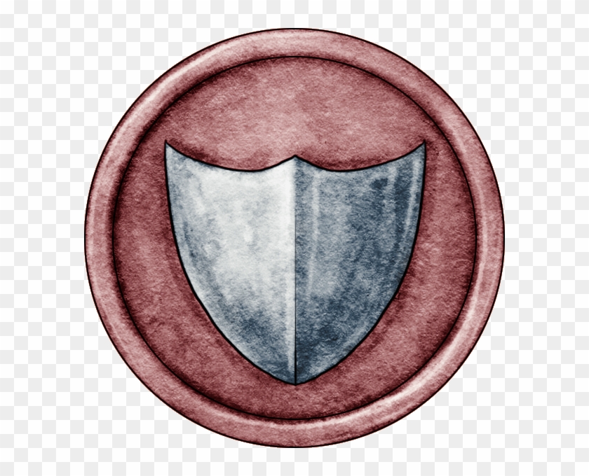 Red Shield Token For Great Hunt Game - Shield Clipart