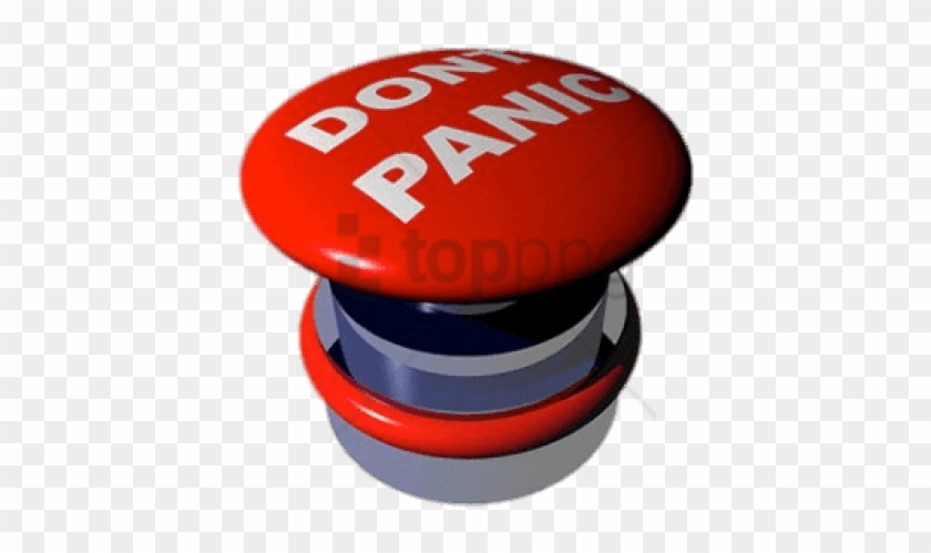 Free Png Don't Panic Button Png Images Transparent - Circle Clipart