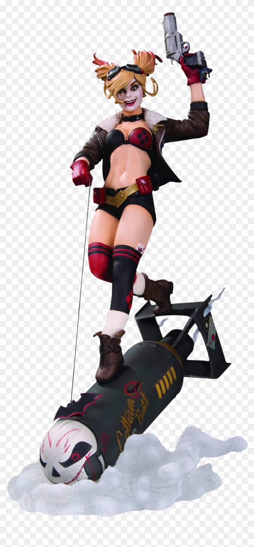 Harley Quinn Dc Bombshells Deluxe 14” Statue By Dc - Bombshells Harley Quinn Deluxe Statue Clipart #5368222