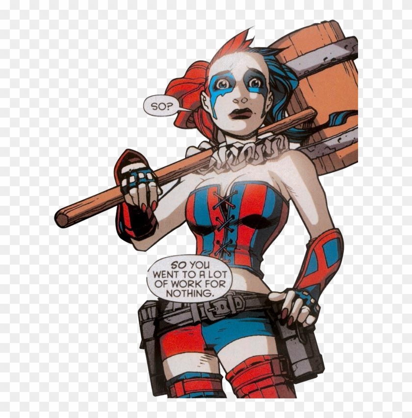 “harley Quinn By Neil Googe In Detective Comics - Harley Quinn Comics Hammer Clipart #5368712