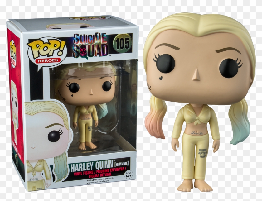 Inmate Harley Quinn Pop Vinyl - Harley Quinn Funko Pop Suicide Squad Clipart