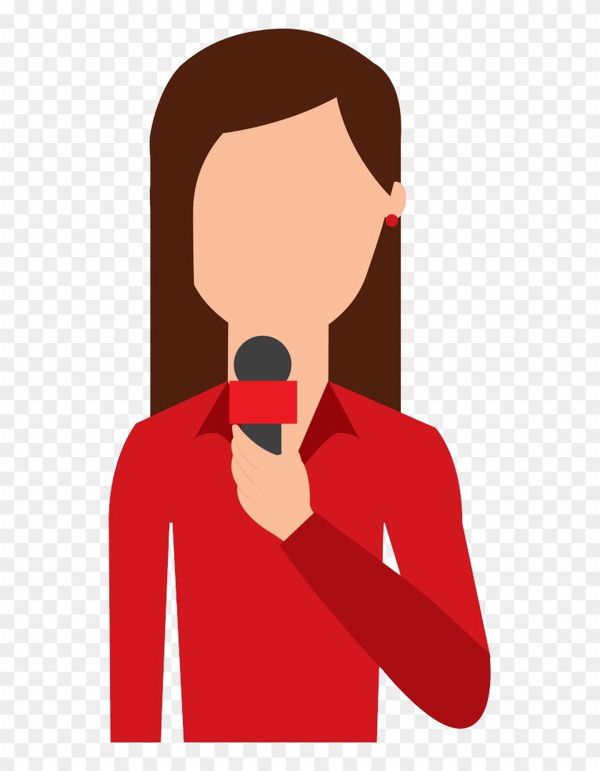 News Reporter Transparent Background Clipart #5369055