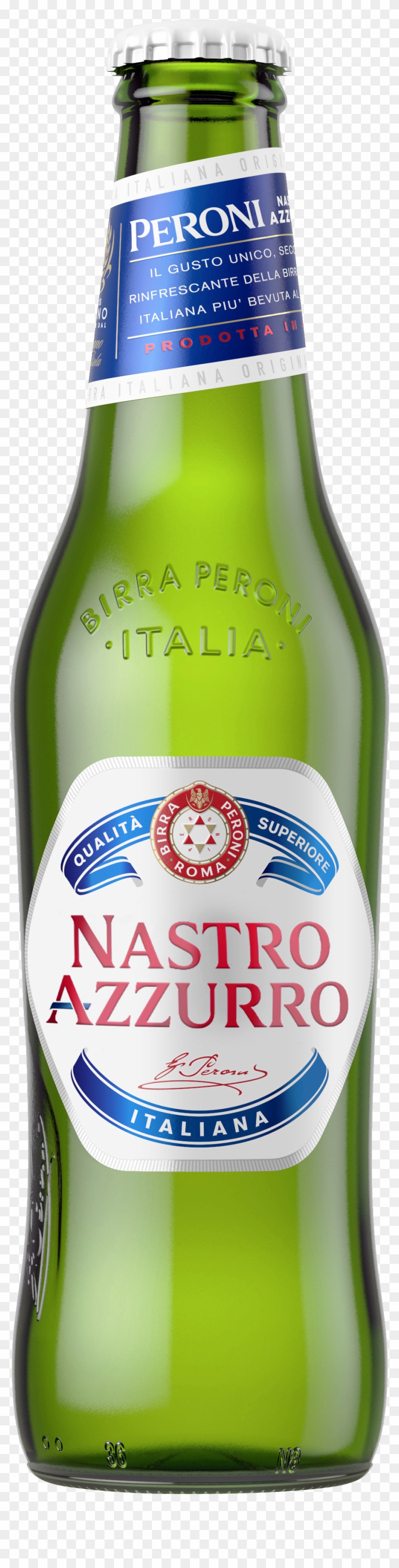 Peroni Nastro Azzurro Bottle - Beer Bottle Clipart #5369267