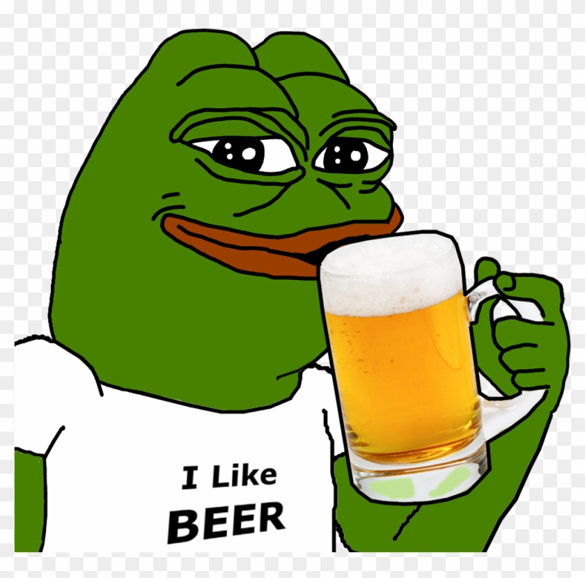 11474096 - Pepe The Frog Beer Clipart