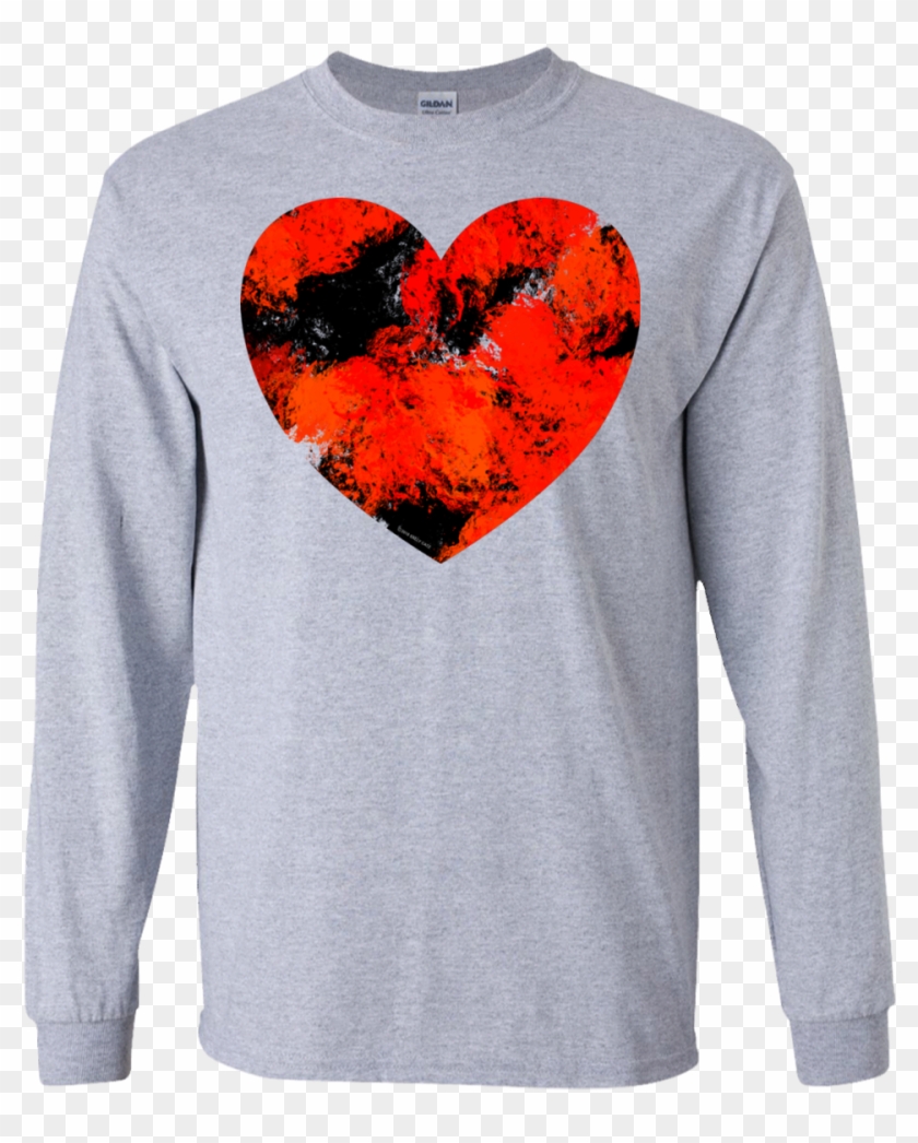 Grunge Heart Adult - T-shirt Clipart