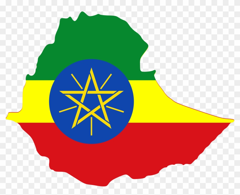 U N Envoy Warns Of Election Risks In War Torn South - Ethiopian Map With The Flag Clipart