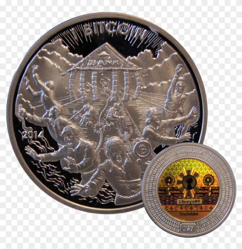 Cryptolator 1btc Unchained Silver Clipart #5370082