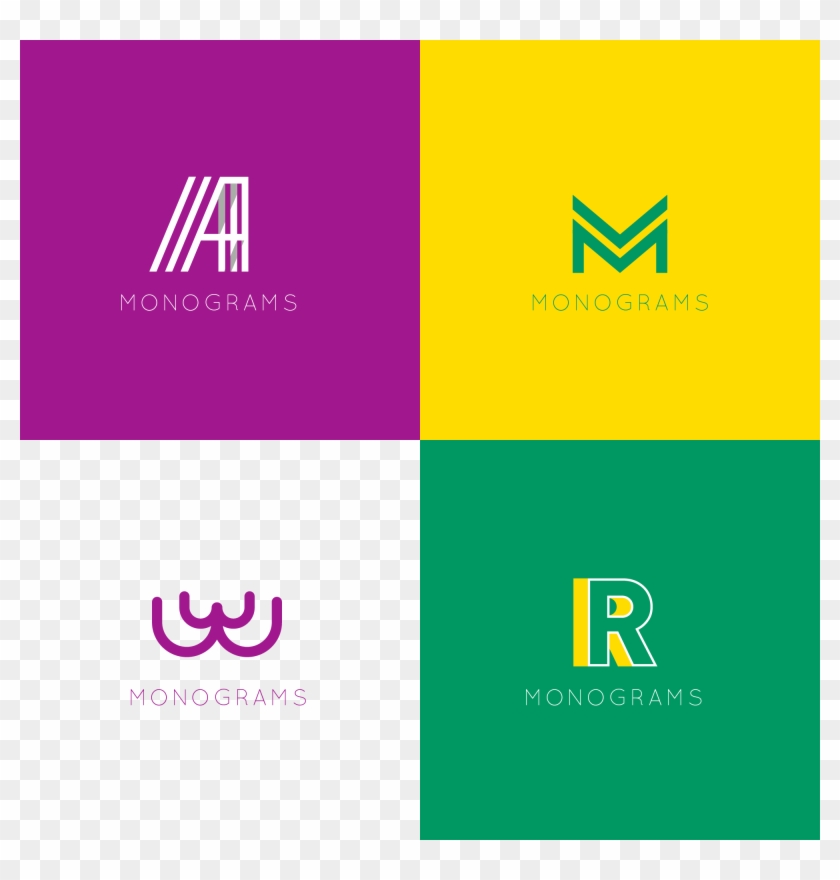 Monogram Logos Monogram Logo, Modern Logo, Vector Free, - Logos Iniciales Clipart #5370811