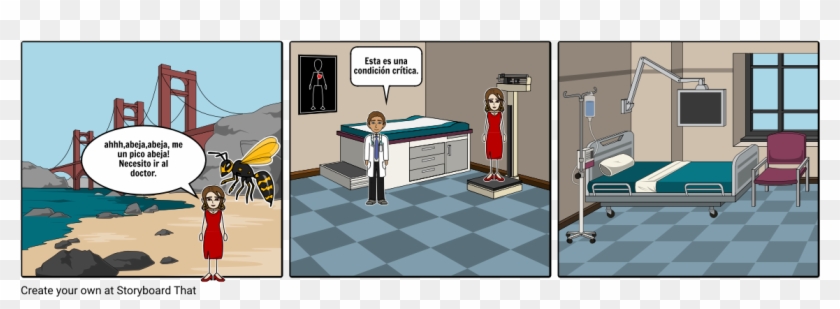 Ahhh,abeja,abeja, Me Un Pico Abeja ﻿ Necesito Ir Al - Furries At The Hospital Clipart