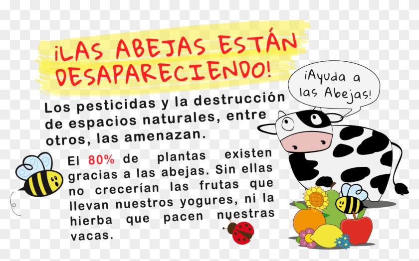 Â¡la Abejas Estã¡n Desapareciendo - Cartoon Clipart #5371330