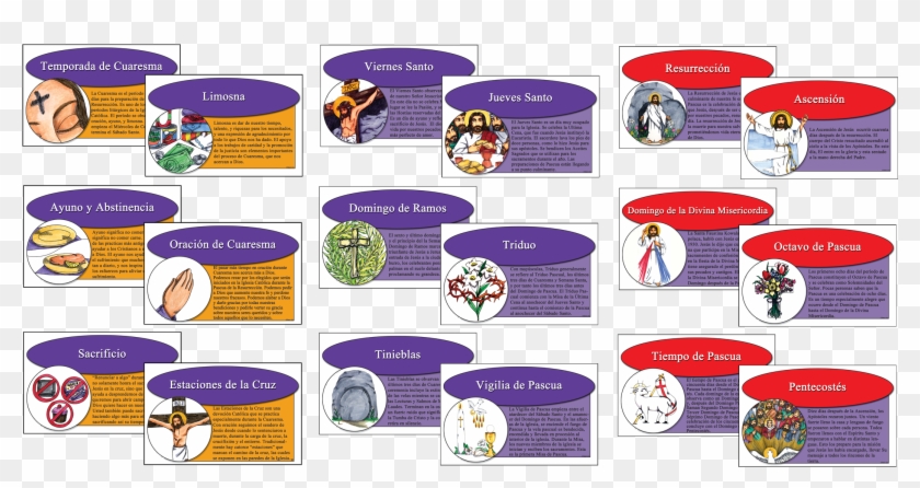 Easter Combo Product Llco146 - Fast Pray Almsgiving Lent Clipart