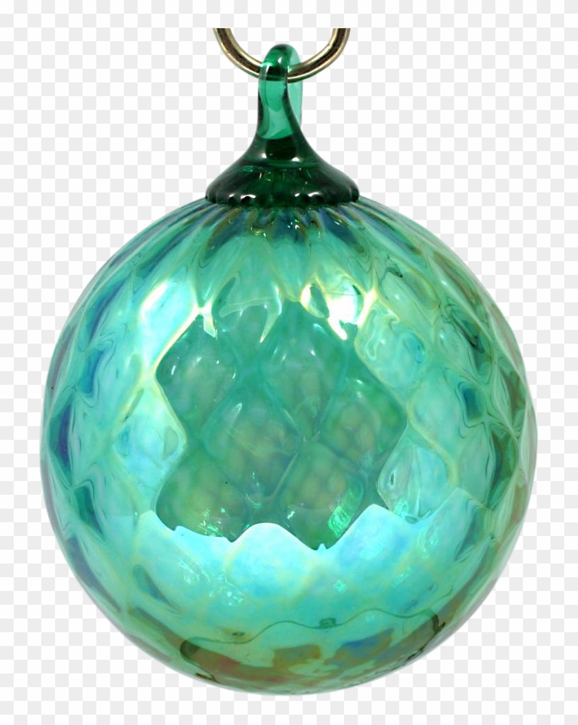 Glass Eye Studio Christmas Ornament Green Diamond Optic - Locket Clipart #5371742