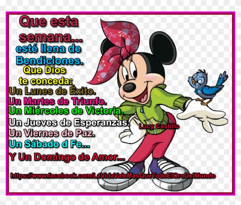 Que Esta Semana Esté Llena De Bendiciones - Cartoon Clipart #5371765