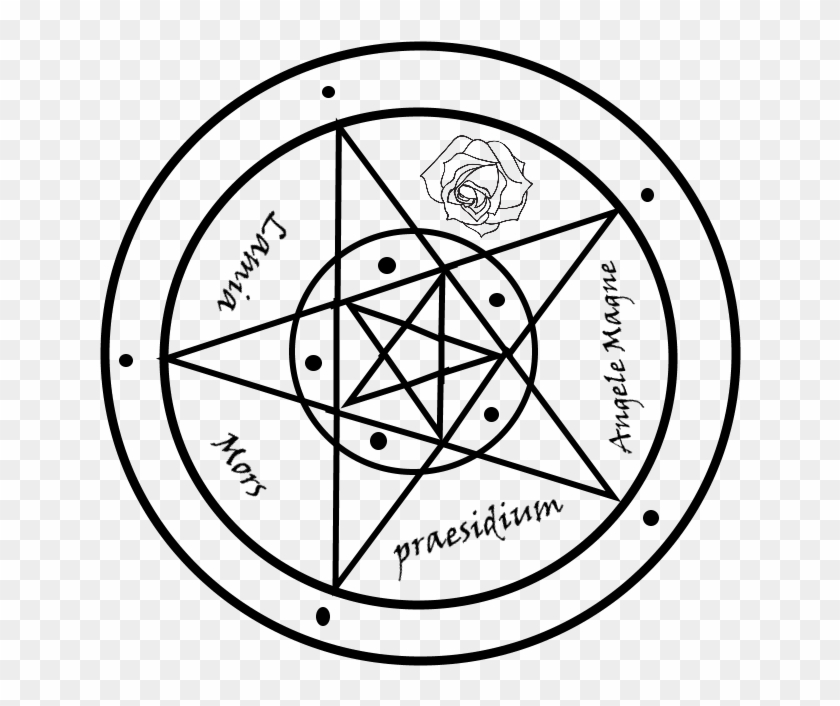 Dark Penta - Pentagram Clipart