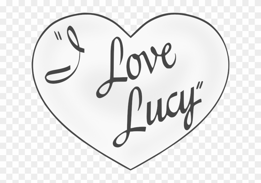 I Love Lucy Title - Love Lucy Title Clipart