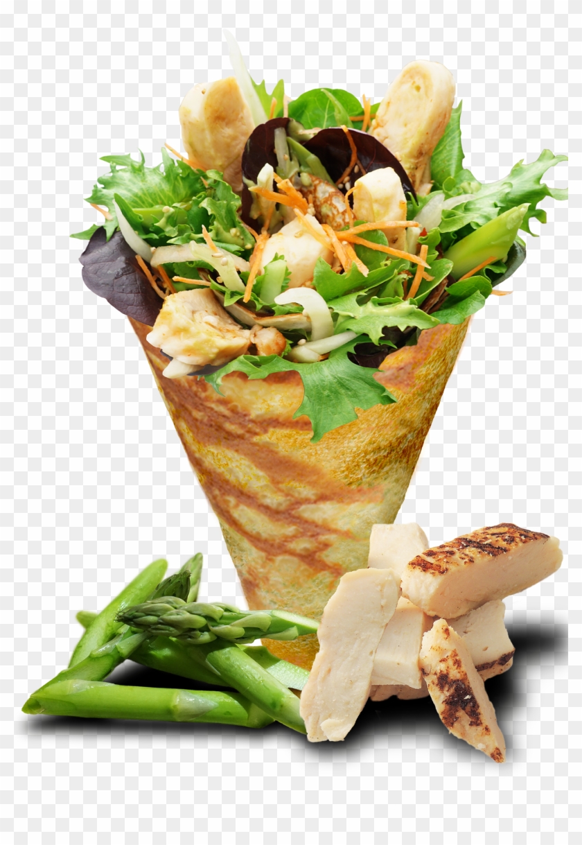 Chicken Teriyaki Crepe Clipart #5372058