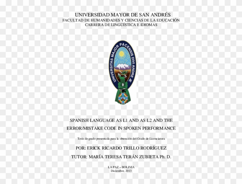 Pdf - Higher University Of San Andrés Clipart