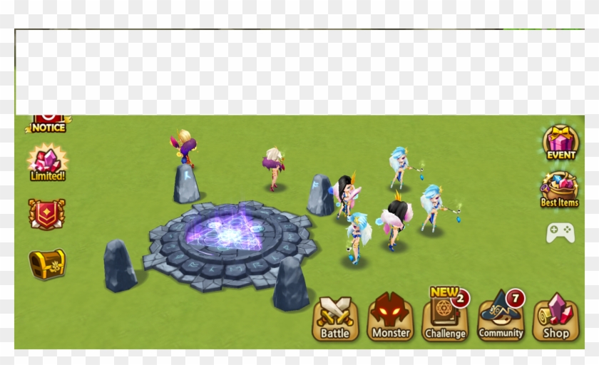 Luckoracle Summon - Crazy Island Summoners War Clipart #5372157