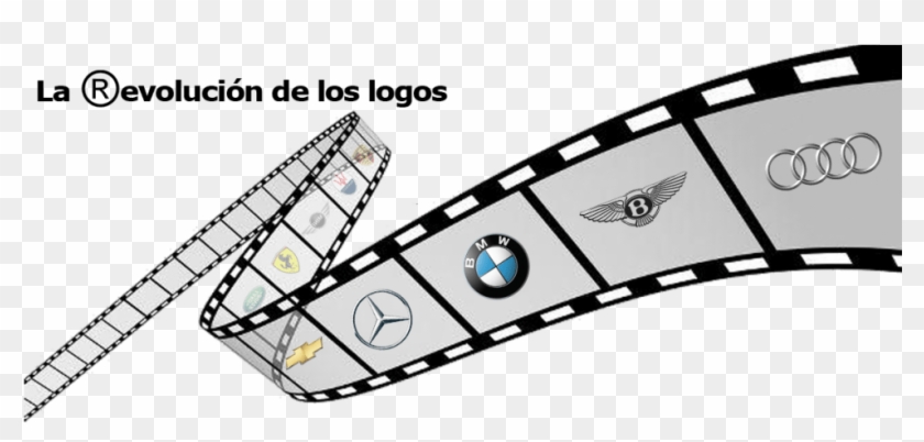 La Evolución De Los Logos - Dibujos De La Cinta De Cine Clipart
