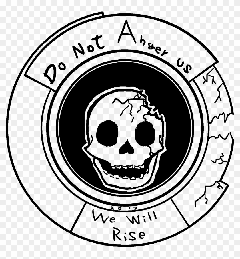 Broken Calaveras Gang Crest - Circle Clipart